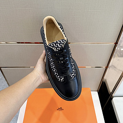 Men  H*ermes Top Sneaker