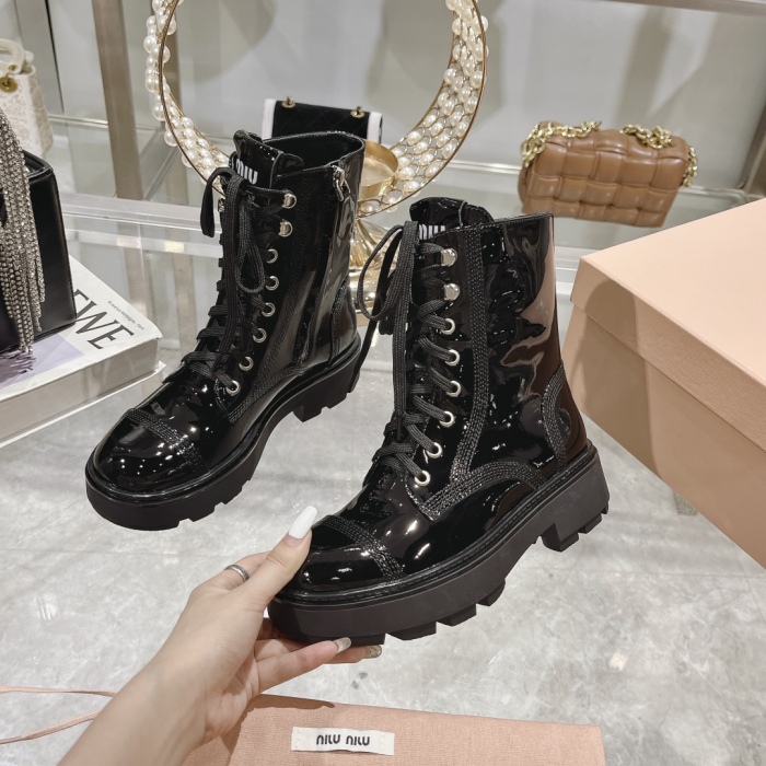 Women M*iu M*iul Top Boot