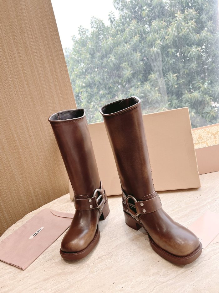 Women M*iu M*iul Top Boot