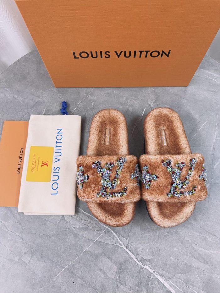 Men L*ouis V*uitton Top Quality Sandals 3.5cm