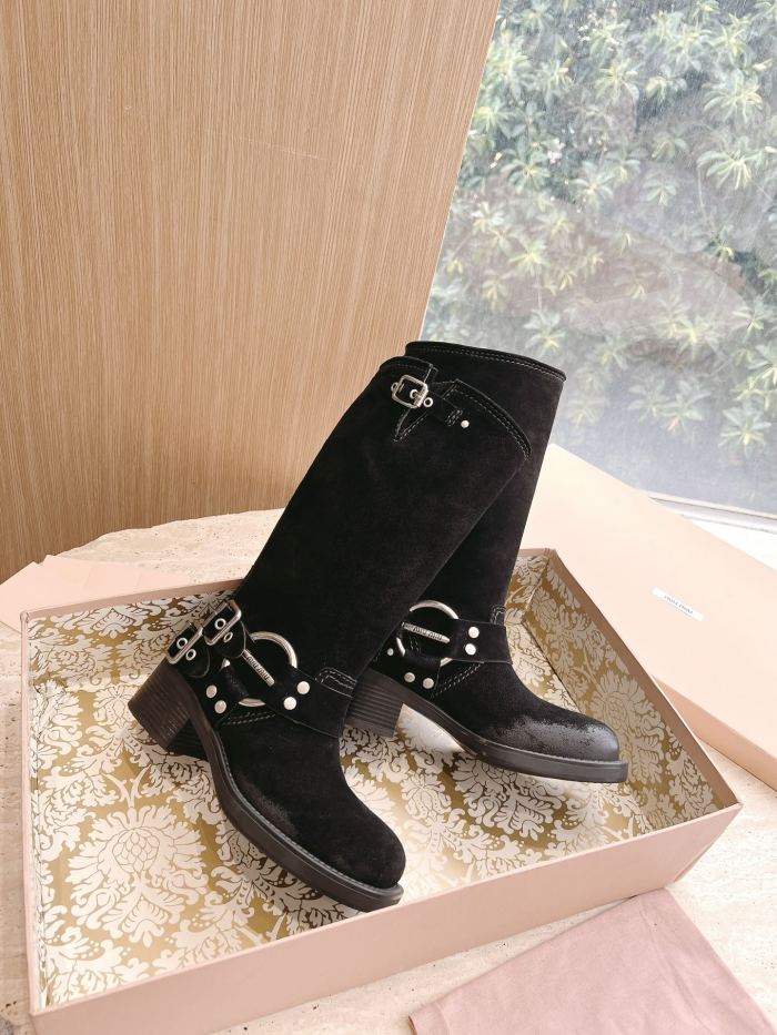 Women M*iu M*iul Top Boot