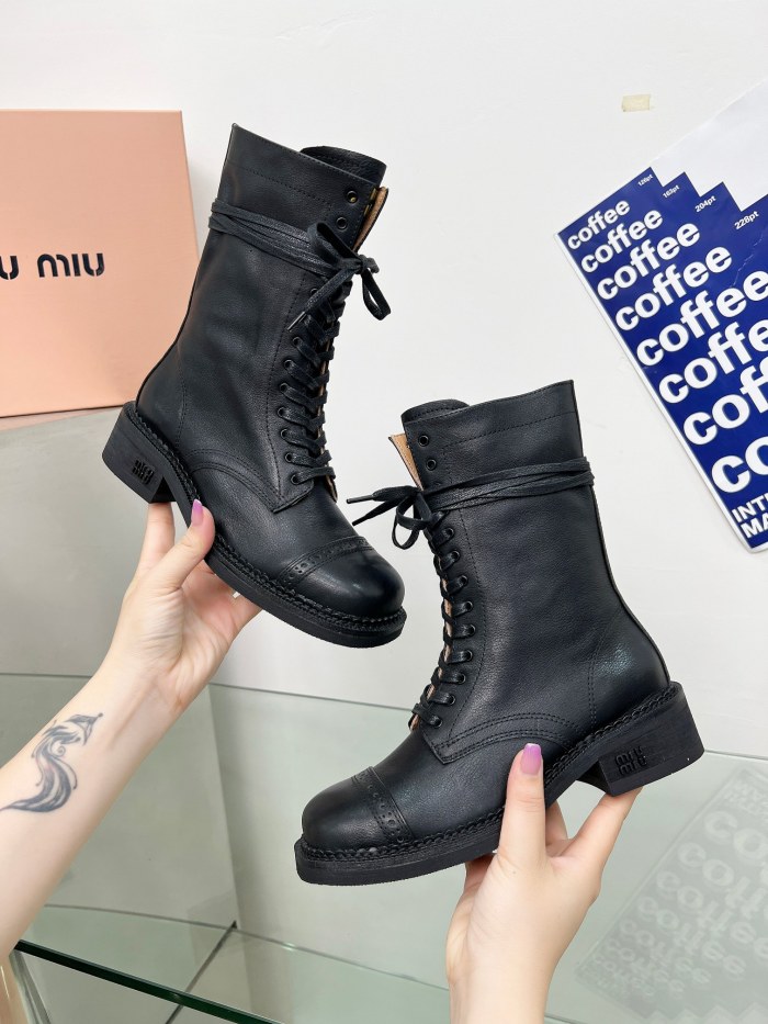 Women M*iu M*iul Top Boot