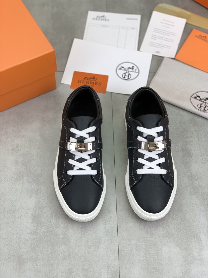 Men  H*ermes Top Sneaker 3.5CM