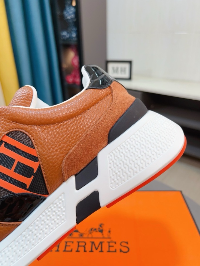 Men  H*ermes Top Sneaker