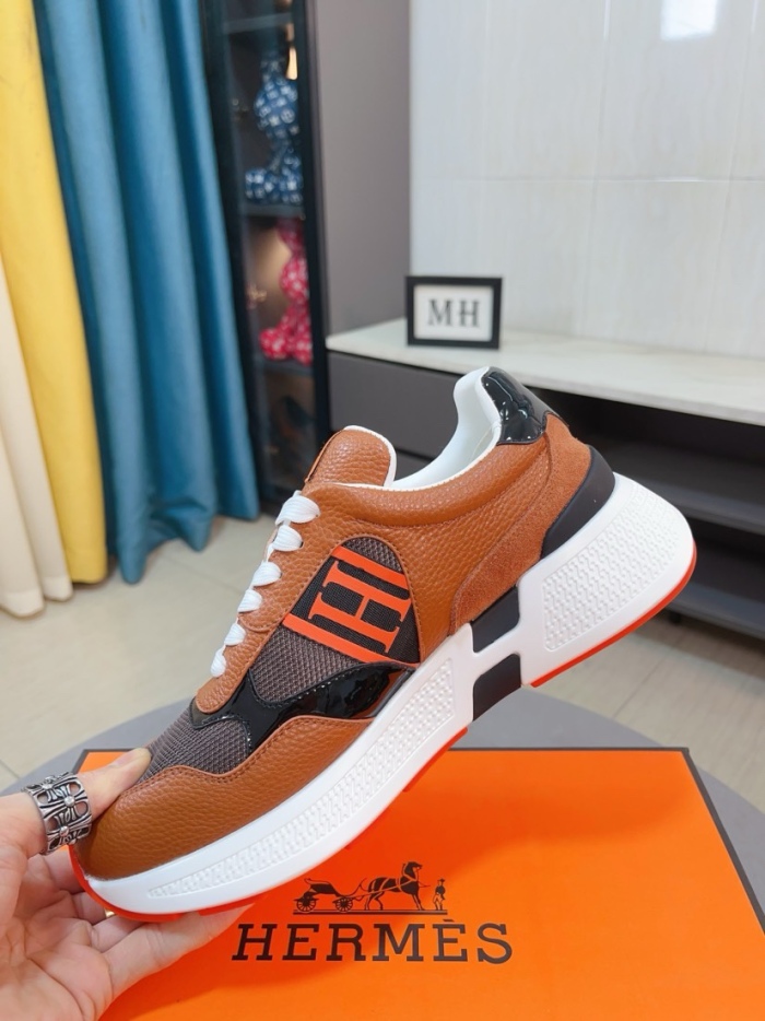Men  H*ermes Top Sneaker