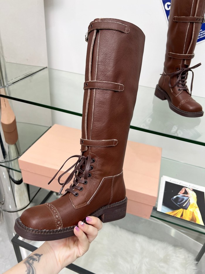 Women M*iu M*iul Top Boot