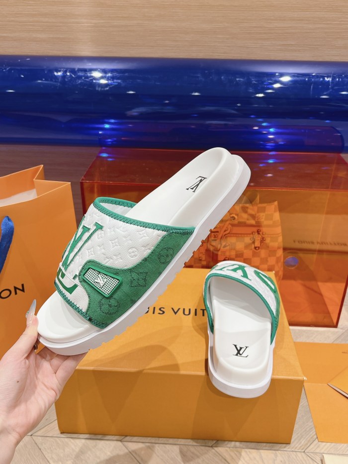 Men L*ouis V*uitton Top Quality Sandals