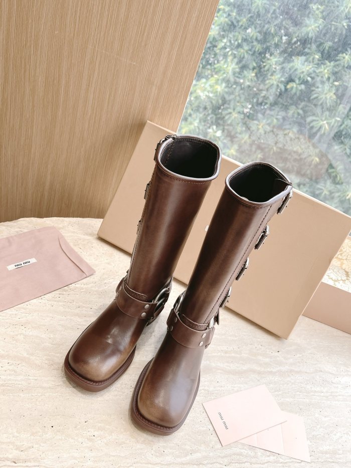 Women M*iu M*iul Top Boot