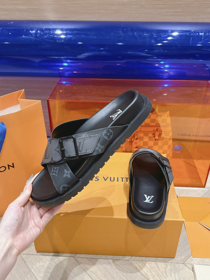 Men L*ouis V*uitton Top Quality Sandals
