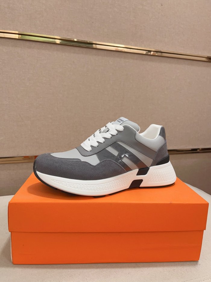 Men  H*ermes Top Sneaker