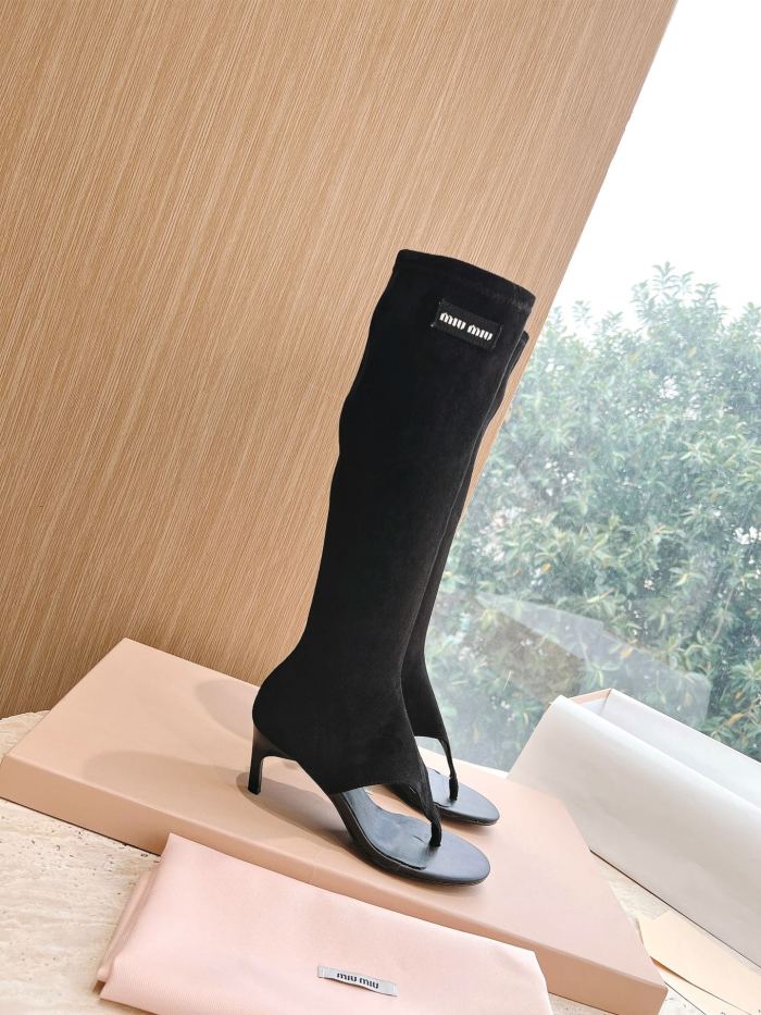 Women M*iu M*iul Top Boot