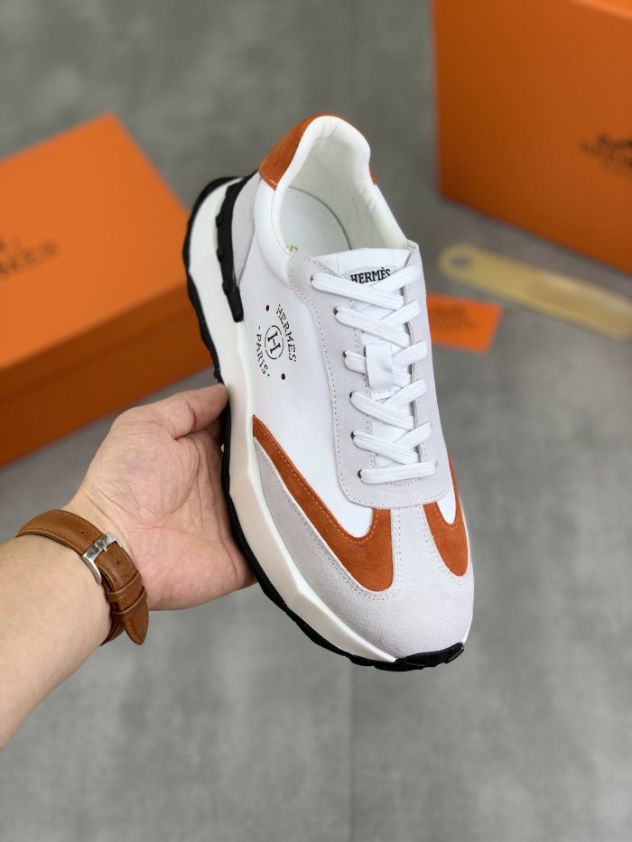 Men  H*ermes Top Sneaker