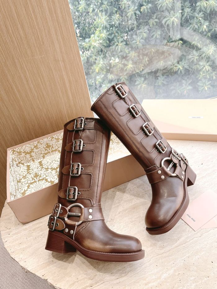 Women M*iu M*iul Top Boot
