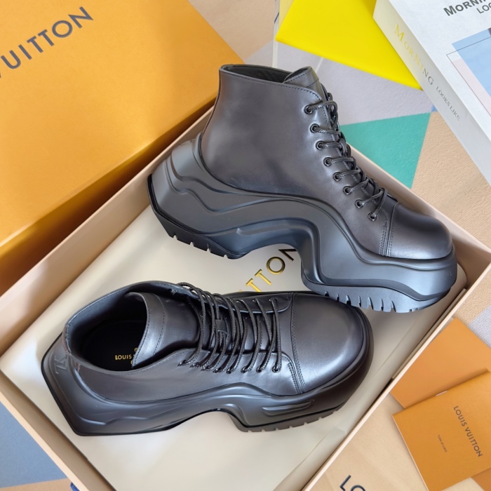 Men L*ouis V*uitton Top Quality Boot  7CM