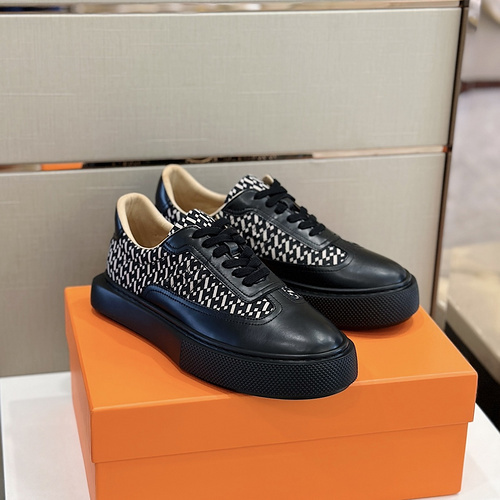 Men  H*ermes Top Sneaker