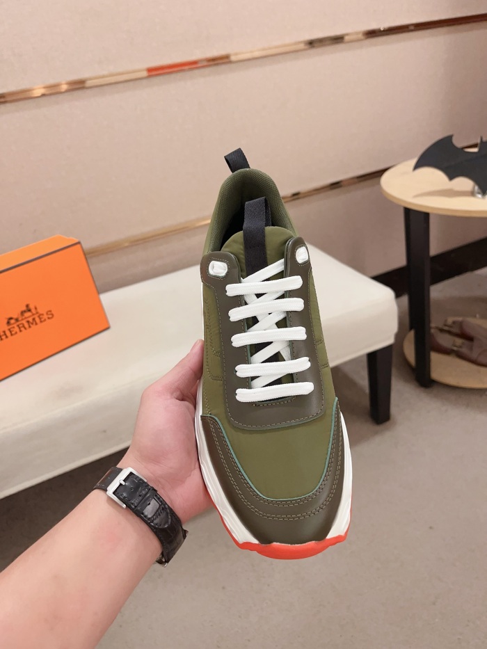 Men  H*ermes Top Sneaker