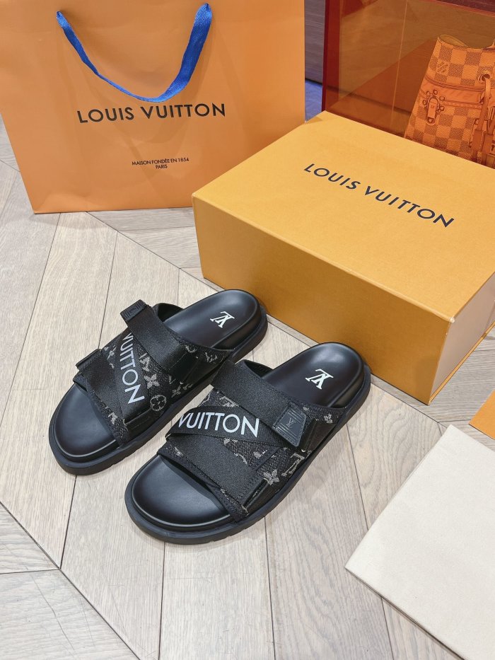 Men L*ouis V*uitton Top Quality Sandals