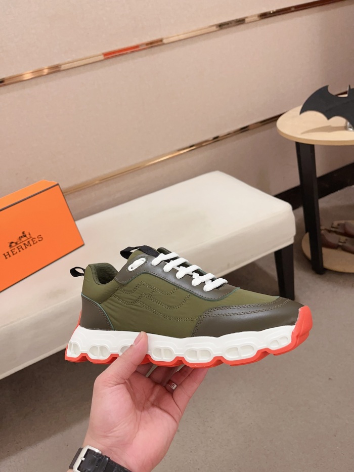Men  H*ermes Top Sneaker