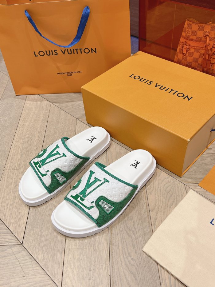Men L*ouis V*uitton Top Quality Sandals