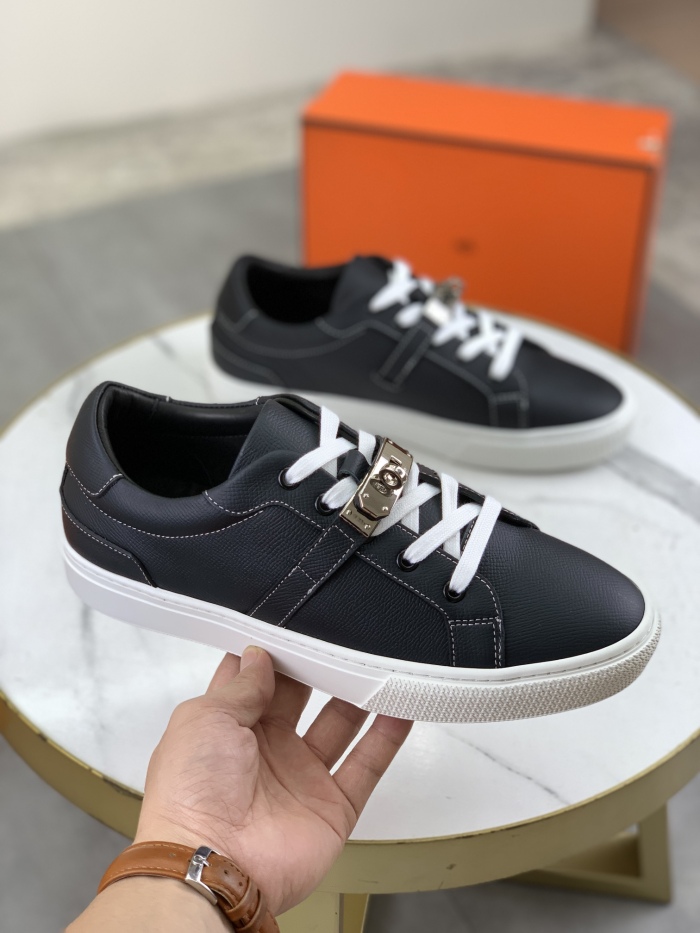 Men  H*ermes Top Sneaker 3.5CM