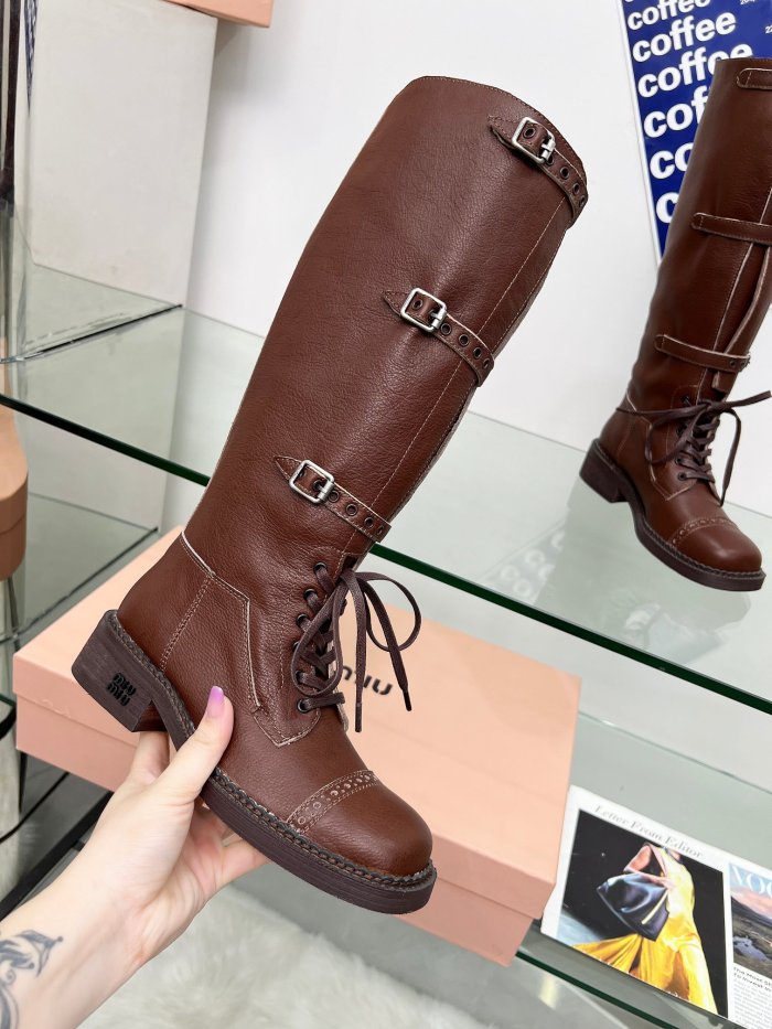 Women M*iu M*iul Top Boot