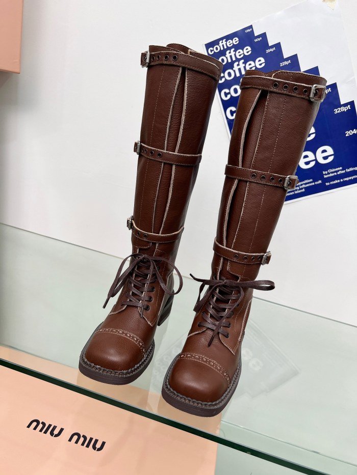 Women M*iu M*iul Top Boot