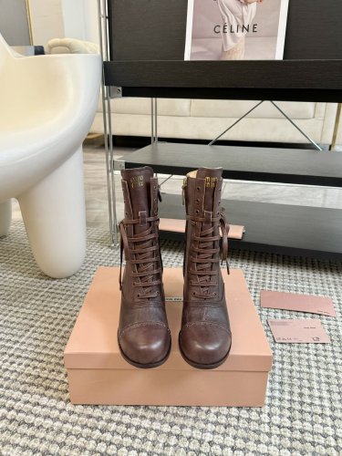 Women M*iu M*iul Top Boot