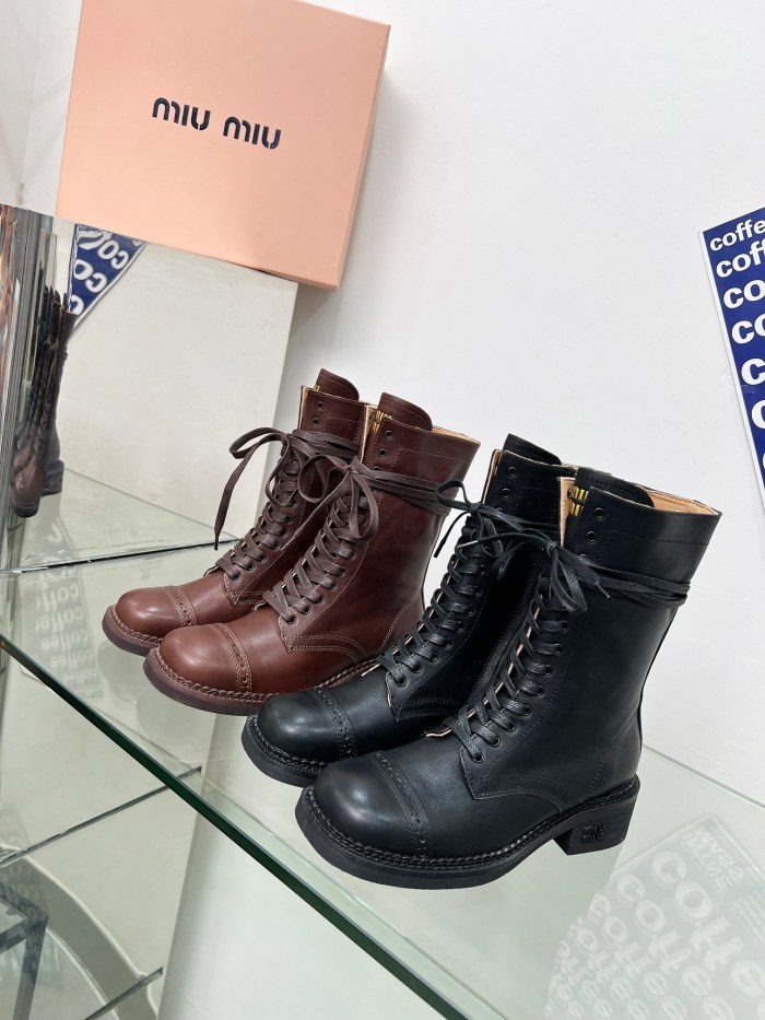 Women M*iu M*iul Top Boot