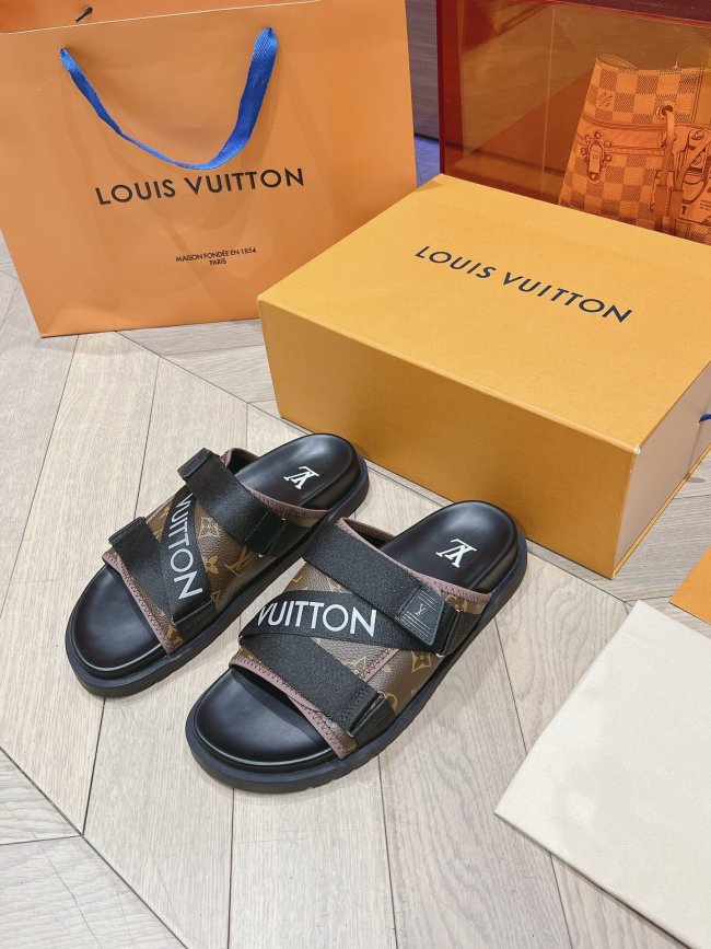 Men L*ouis V*uitton Top Quality Sandals