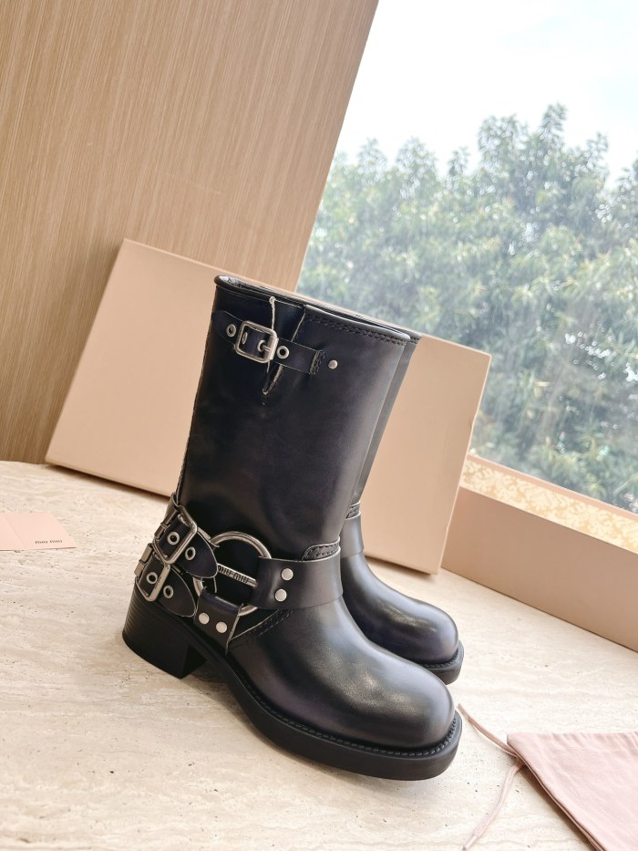 Women M*iu M*iul Top Boot