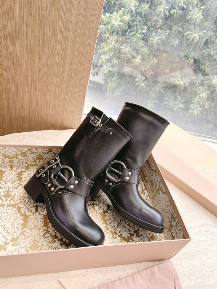 Women M*iu M*iul Top Boot