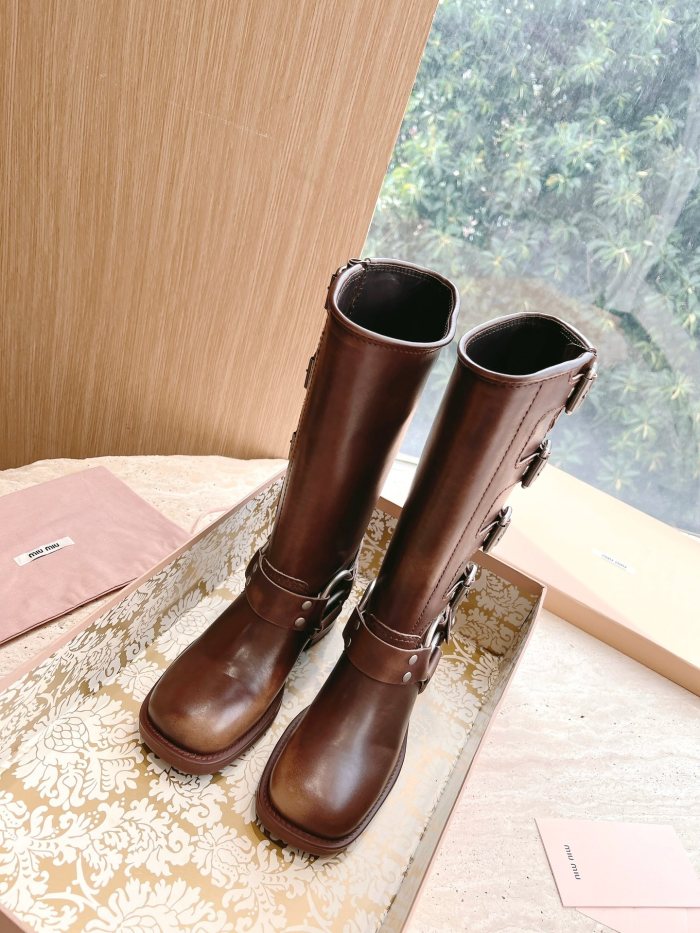 Women M*iu M*iul Top Boot