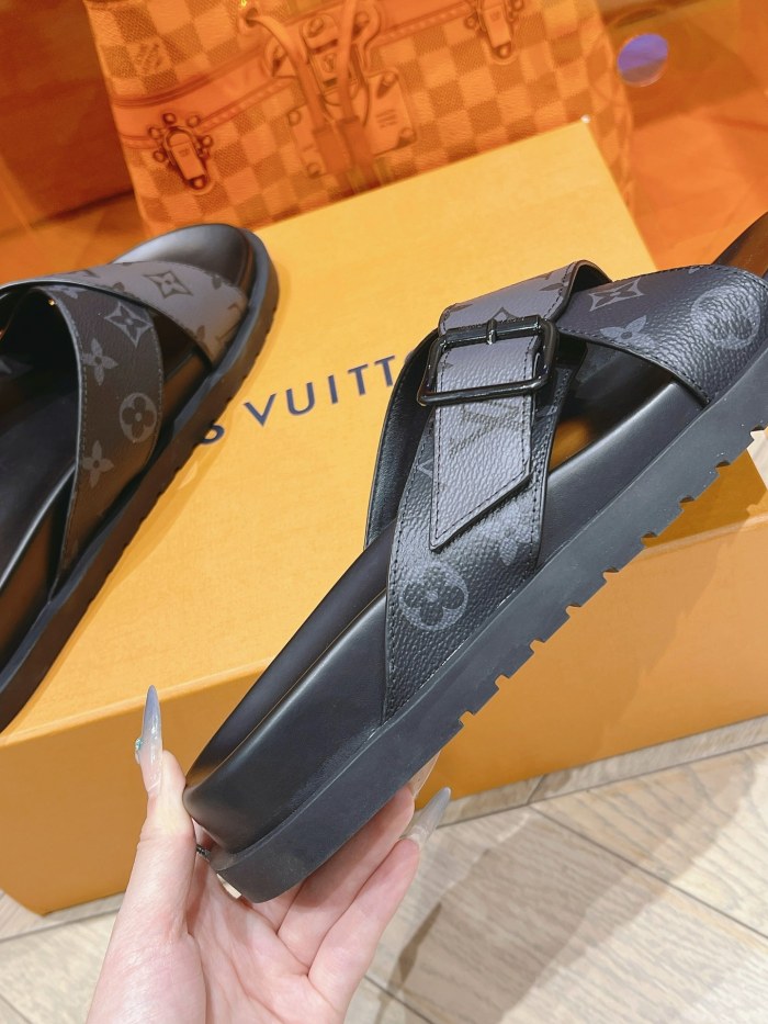 Men L*ouis V*uitton Top Quality Sandals