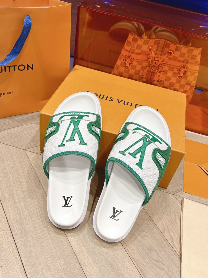Men L*ouis V*uitton Top Quality Sandals