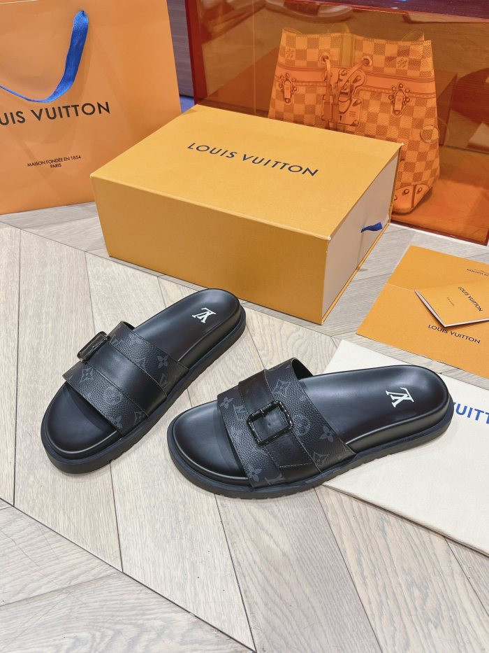 Men L*ouis V*uitton Top Quality Sandals