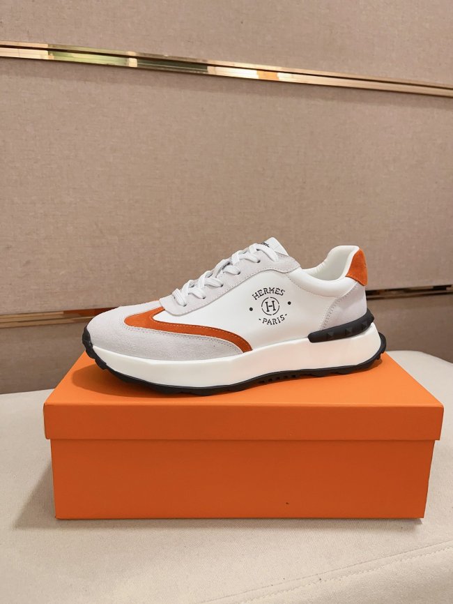 Men  H*ermes Top Sneaker