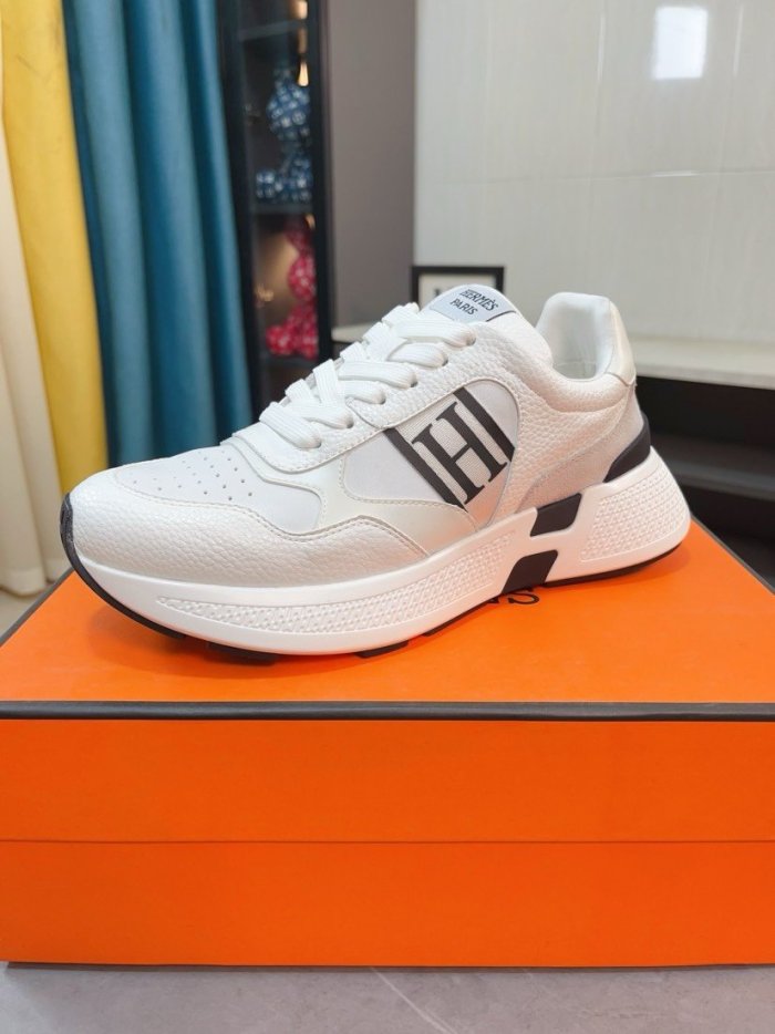Men  H*ermes Top Sneaker