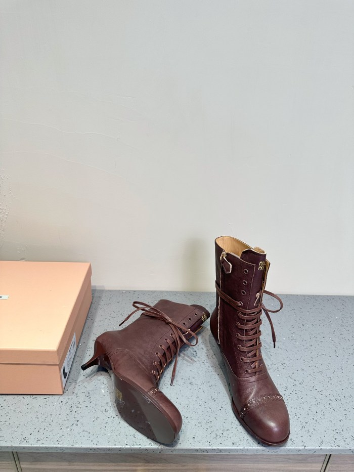 Women M*iu M*iul Top Boot