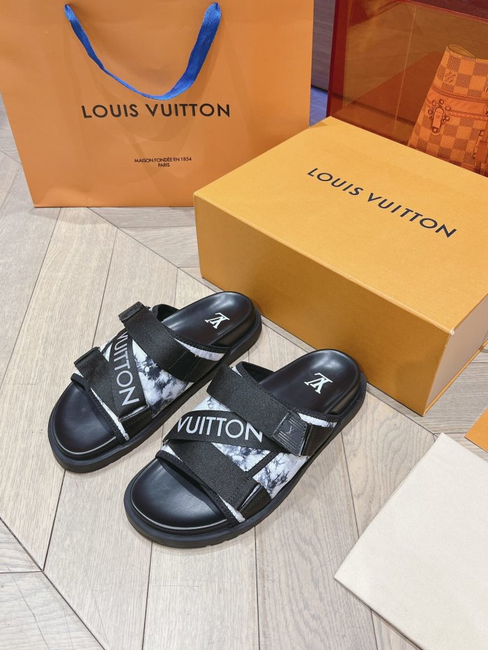 Men L*ouis V*uitton Top Quality Sandals
