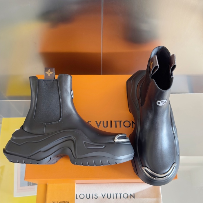 Men L*ouis V*uitton Top Quality Boot  7CM