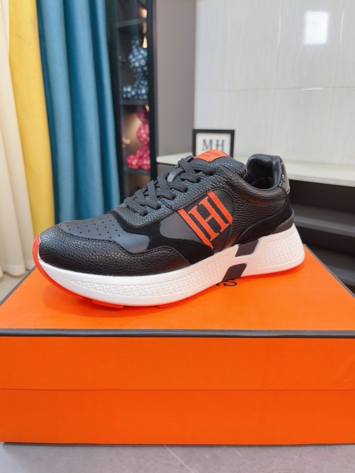 Men  H*ermes Top Sneaker