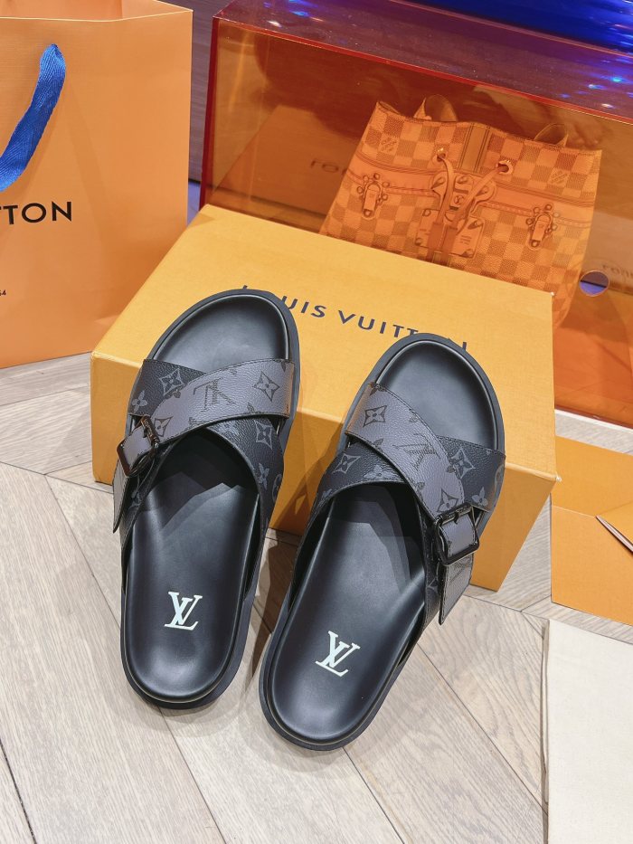 Men L*ouis V*uitton Top Quality Sandals