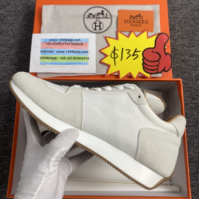 Men H*ermes Top Sneaker