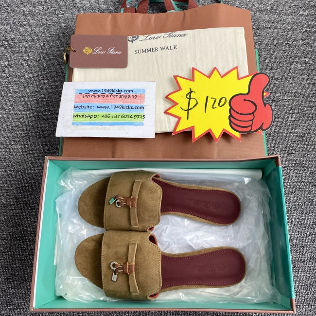 Women L*oro P*iana Top Slippers