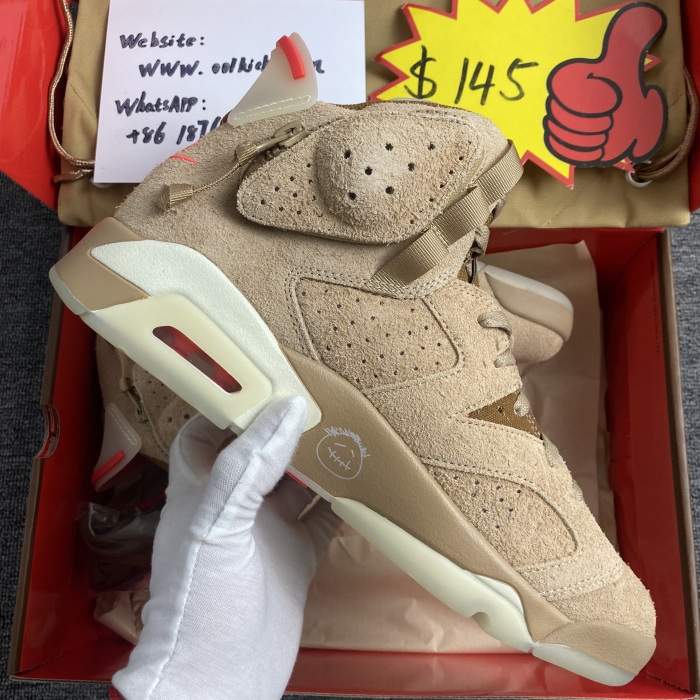 T*ravis S*cott x A*ir Jor*dan 6  DH0690-200