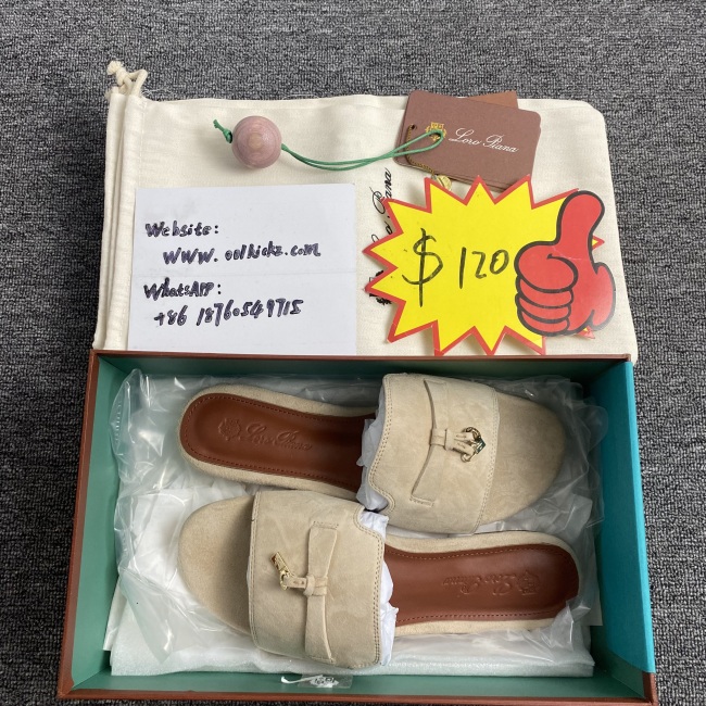 Women L*oro P*iana Top Slippers