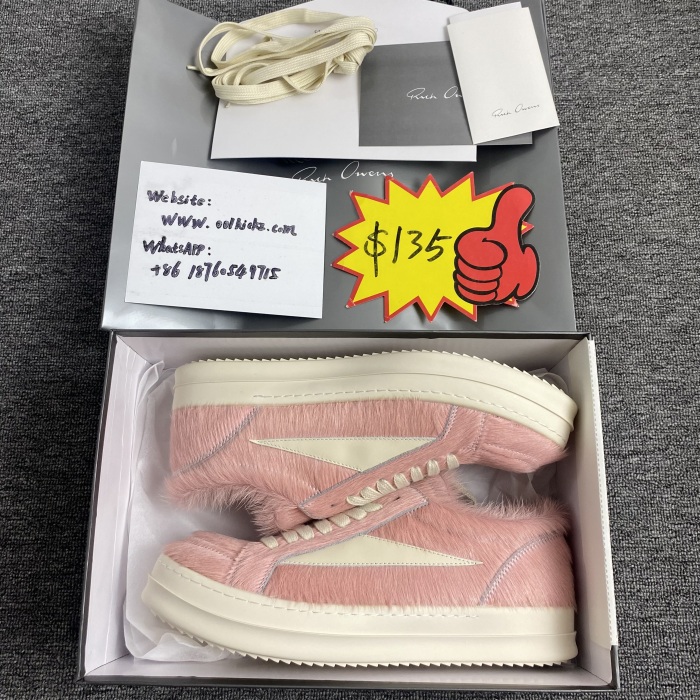 Men Women R*ick O*wens Top Sneaker