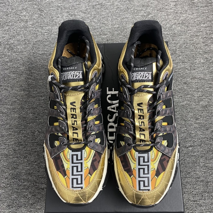 Men Women V*ersace Top Sneakers
