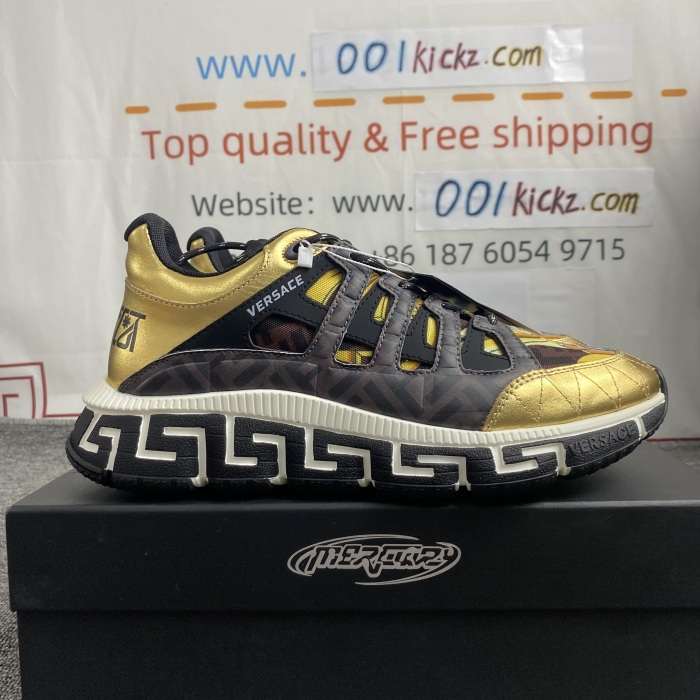 Men Women V*ersace Top Sneakers