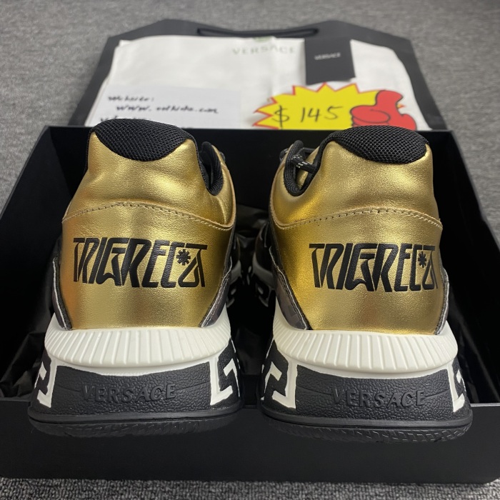 Men Women V*ersace Top Sneakers